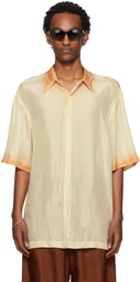 Dries Van Noten Orange Gradient Shirt