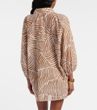 ViX Paula Hermanny Moana oversized printed cotton shirt