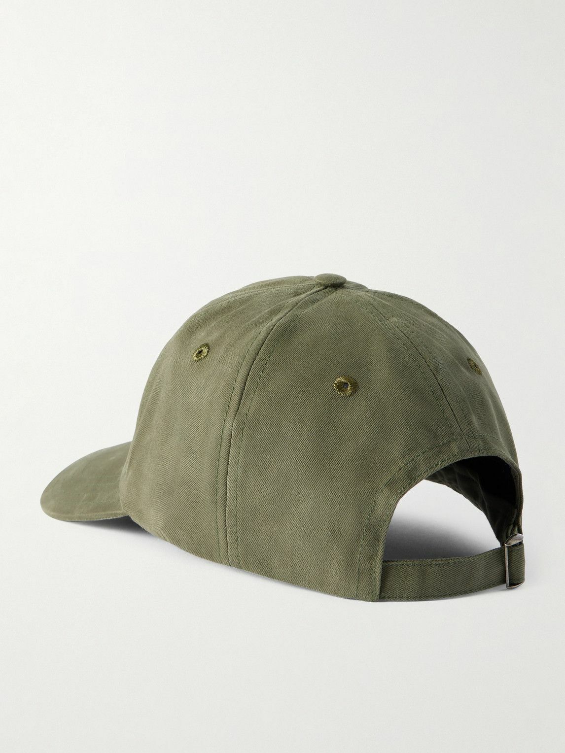 Drake's - D Lasso Logo-Embroidered Cotton-Twill Cap