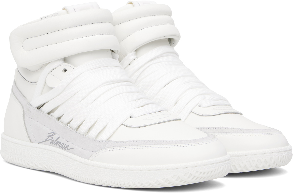 Balmain White Leather  display picture 3