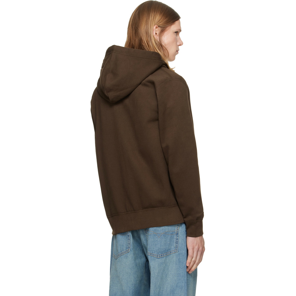 Polo Ralph Lauren Brown Fleece Full-Zip Hoodie