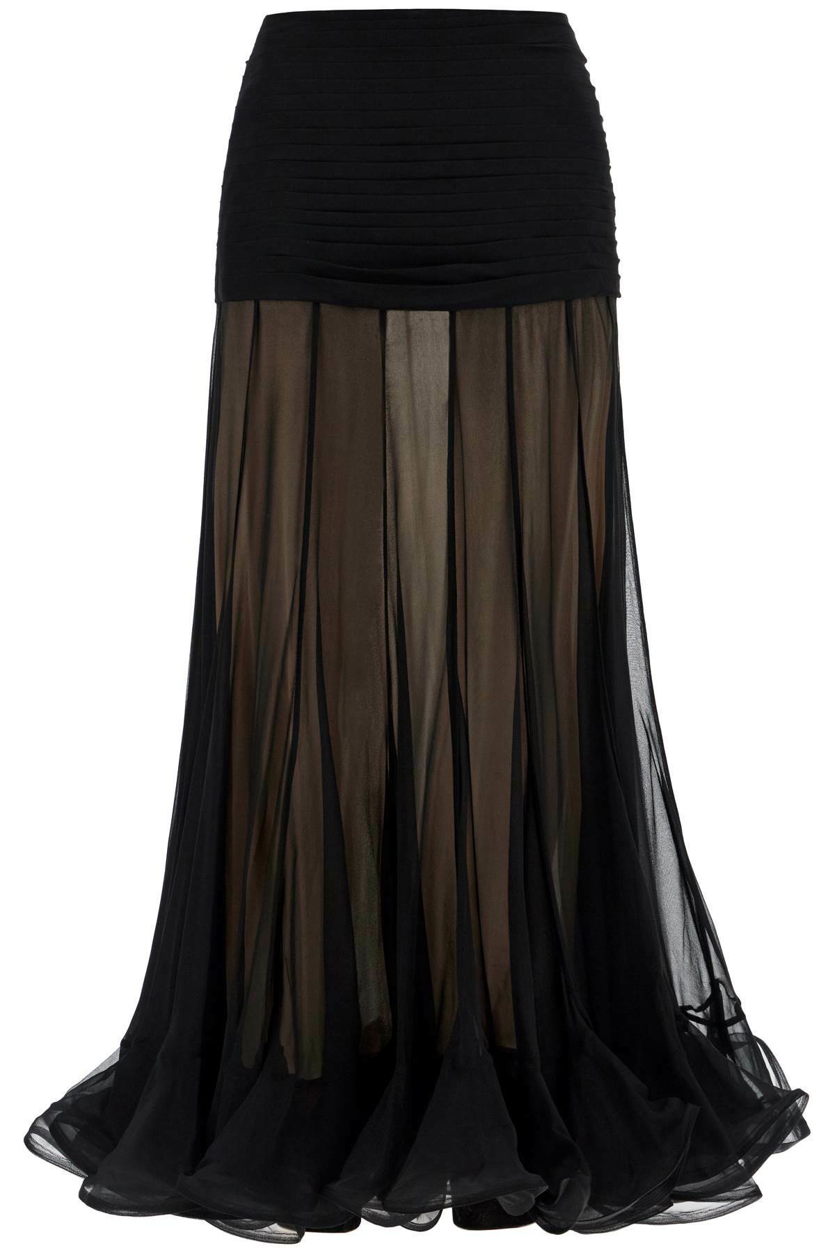 ZIMMERMANN maxi skirt with fl Black Zimmermann