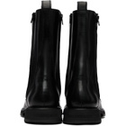 Balenciaga Black Truck Laceup Boots