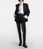 Saint Laurent Joe leather over-the-knee boots