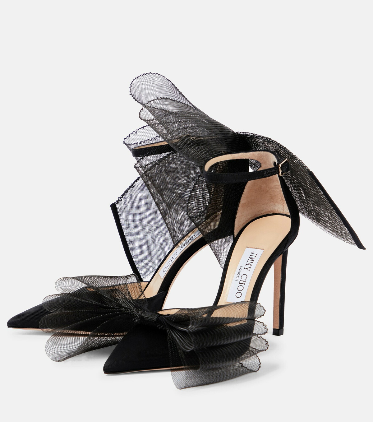 Jimmy Choo - Averly 100 bow-trimmed pumps