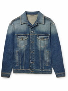 Dolce&Gabbana - Logo-Appliquéd Washed-Denim Jacket - Blue