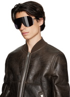 Rick Owens Black Shield Sunglasses