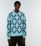 Marni - Intarsia mohair-blend sweater