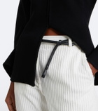 The Row Ava leather belt
