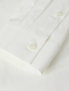 ATON - Cotton-Poplin Shirt - White