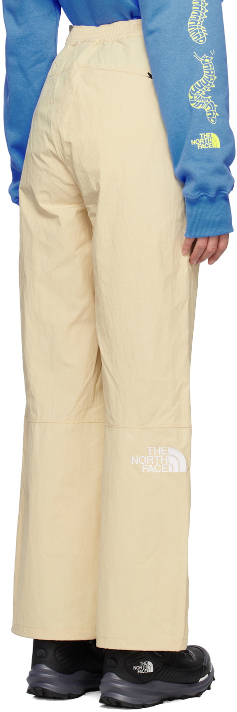 The North Face logo cargo pants in beige