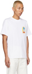 Casablanca White L'Arche De Jour T-Shirt