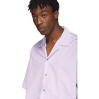 Martin Asbjorn Purple and White Striped Frank Shirt
