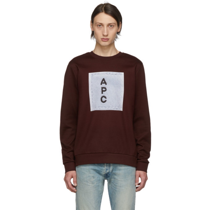 Photo: A.P.C. Red Logo Sweatshirt