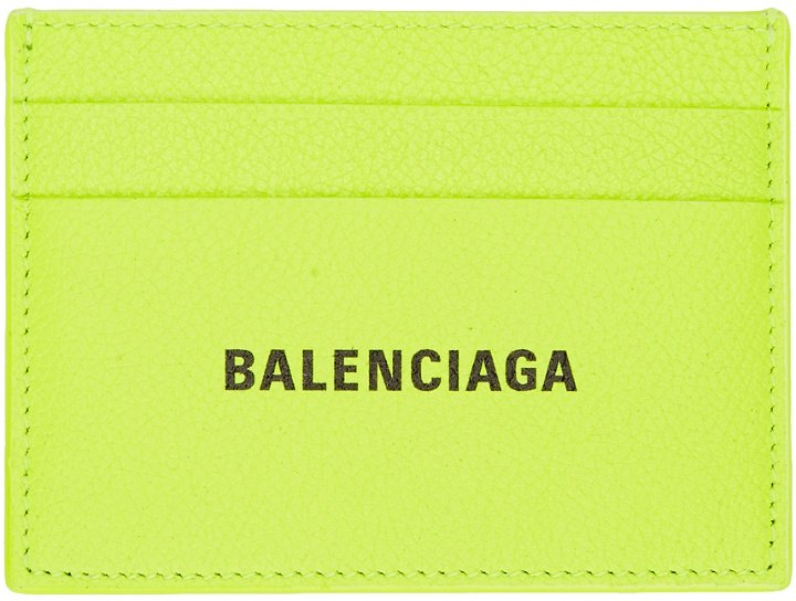 Photo: Balenciaga Yellow Cash Card Holder