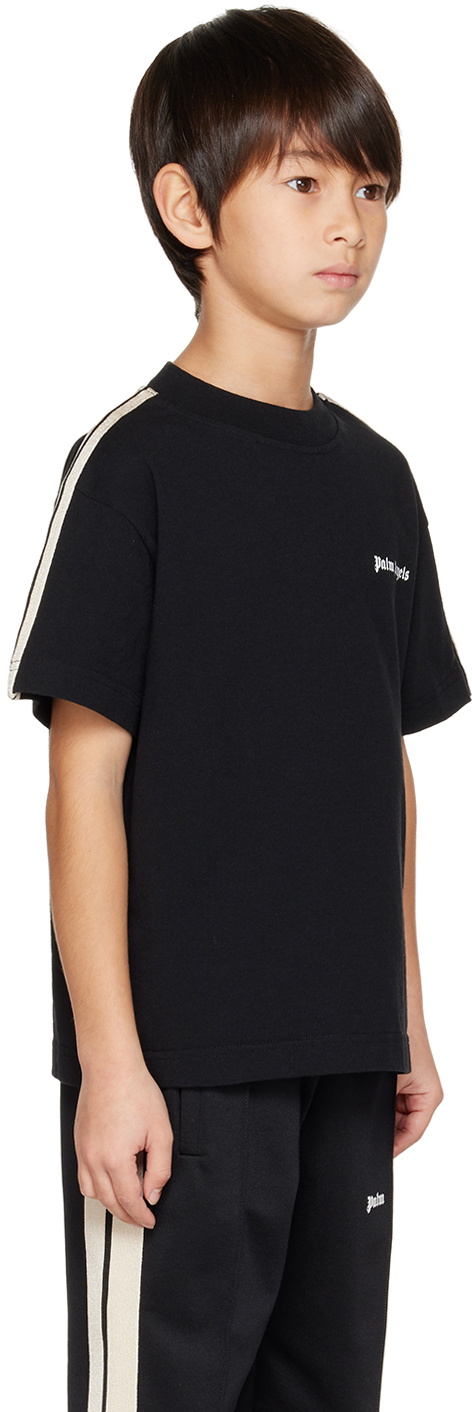 Palm Angels Kids Black Printed T-Shirt