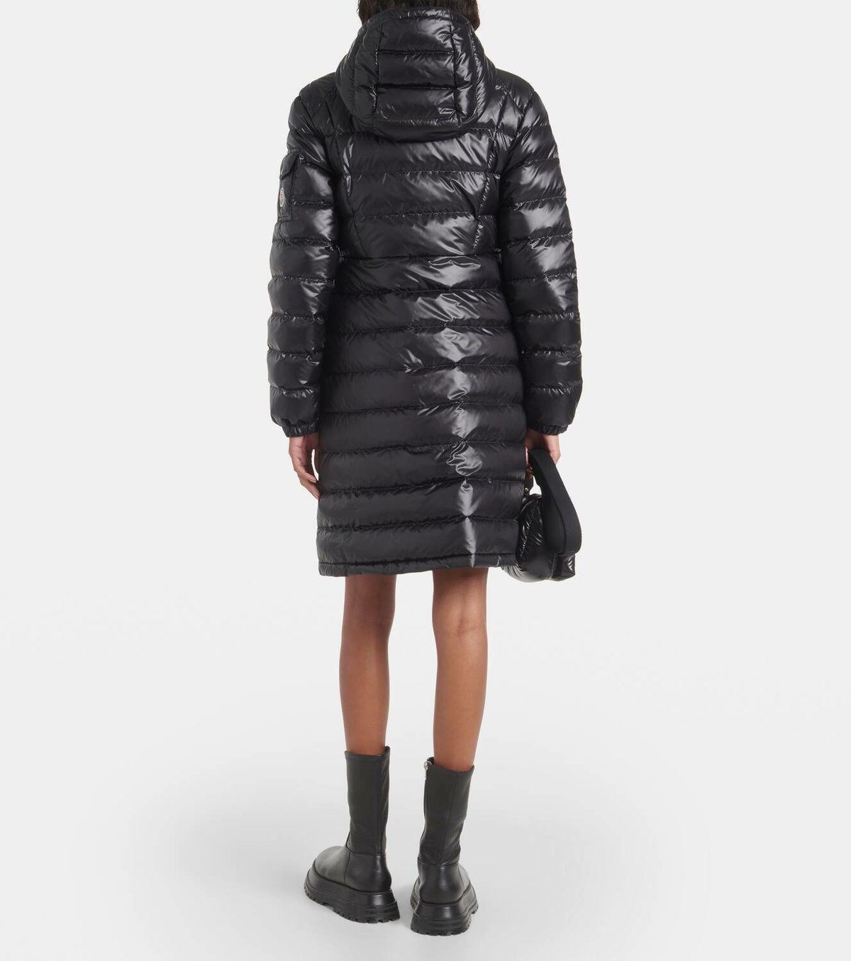 【MONCLER】AMINTORE DOWN JACKET Moncler Women's' Amintore Long Down Jacket in Navy | LN-CC®