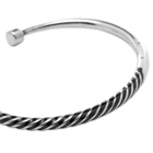 Saint Laurent Fine Stripe Bracelet
