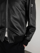 TOM FORD - Leather Blouson Jacket - Black