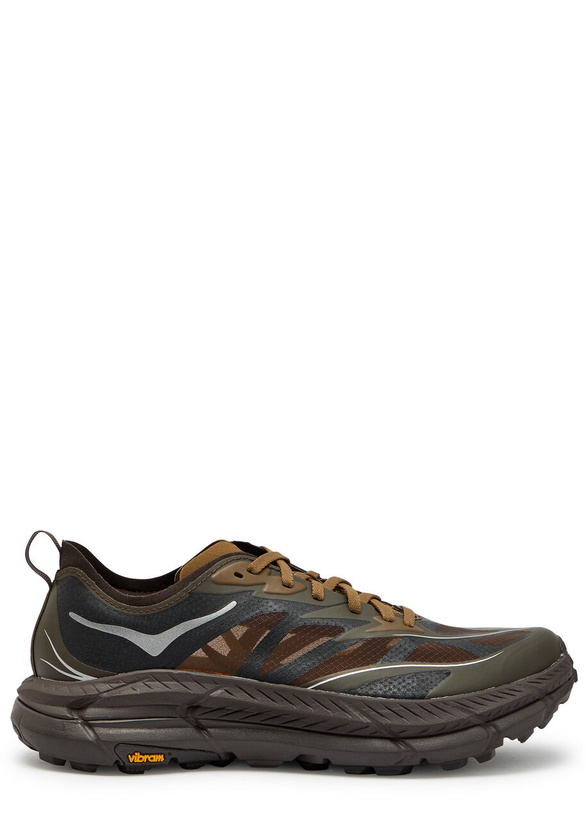 Photo: Hoka U Mafate Speed 4 Lite Mesh Sneakers Brown