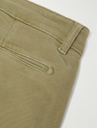 Massimo Alba - Winch2 Straight-Leg Cotton-Blend Twill Trousers - Green