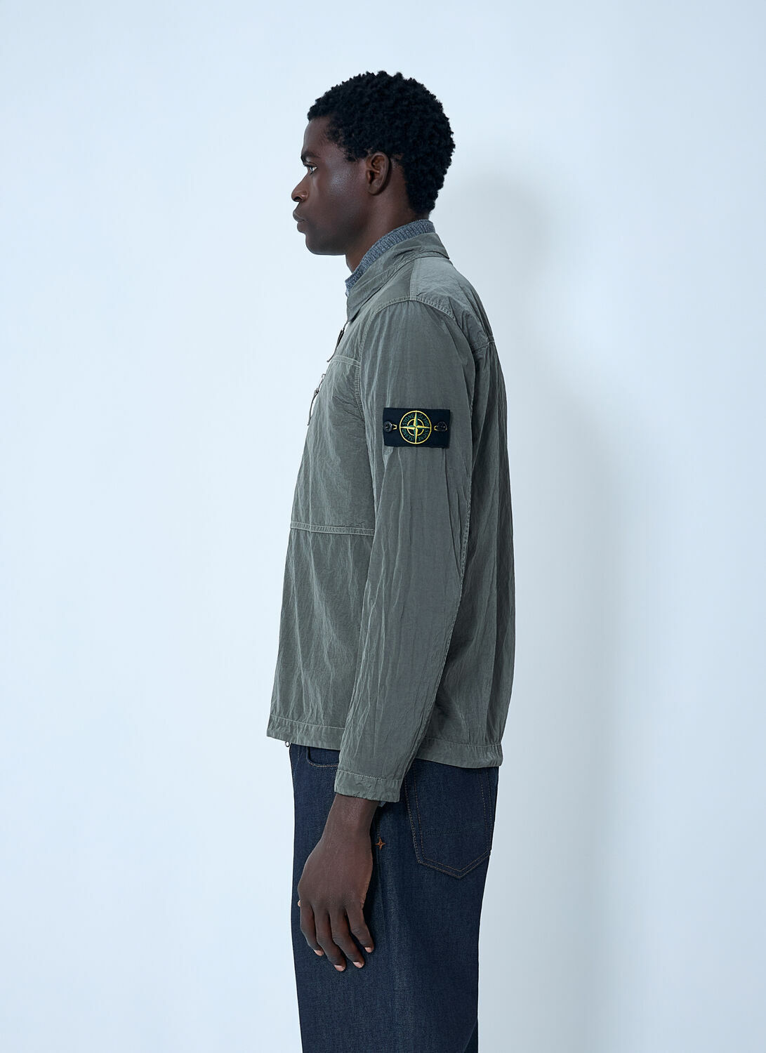 Stone  ストーンアイランドNylon l Shirts Stone Island - Nylon Metal Shirt | HBX
