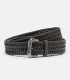 Brunello Cucinelli Monili braided leather belt
