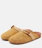 Clergerie Quinta raffia mules