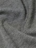 Johnstons of Elgin - Cashmere and Silk-Blend T-Shirt - Gray