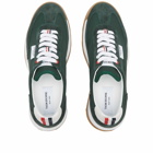 Thom Browne Men's Tech Runner Sneakers in Dark Green