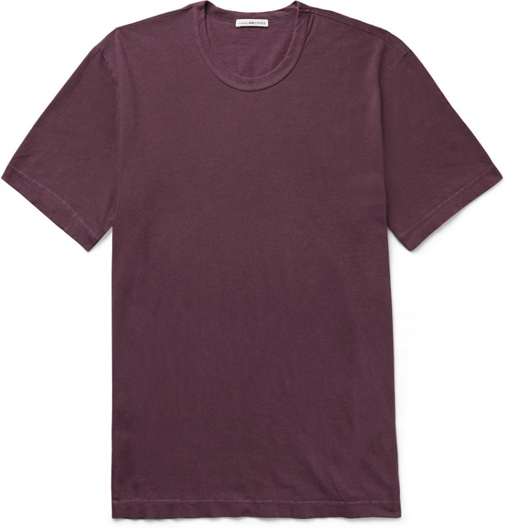 Photo: James Perse - Cotton-Jersey T-Shirt - Purple