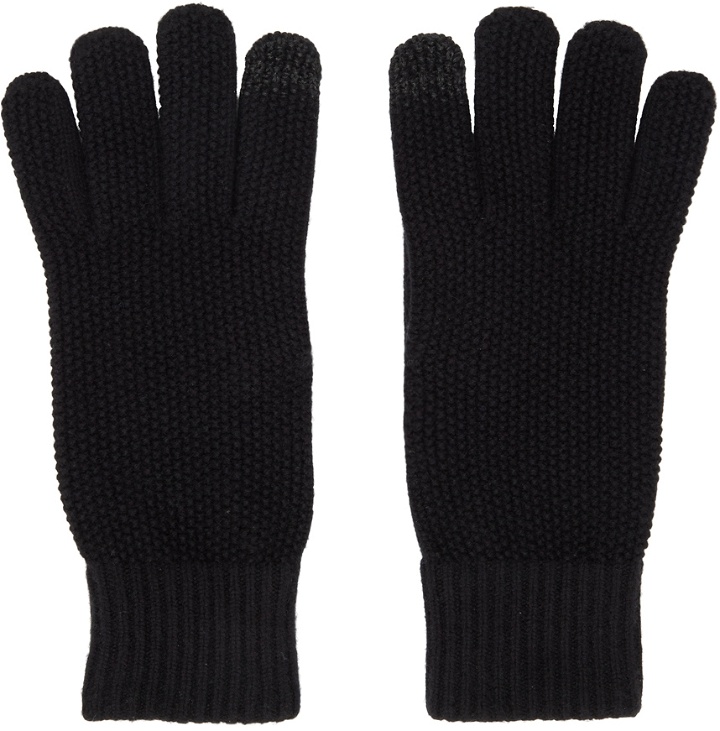 Photo: Polo Ralph Lauren Black Wool Gloves