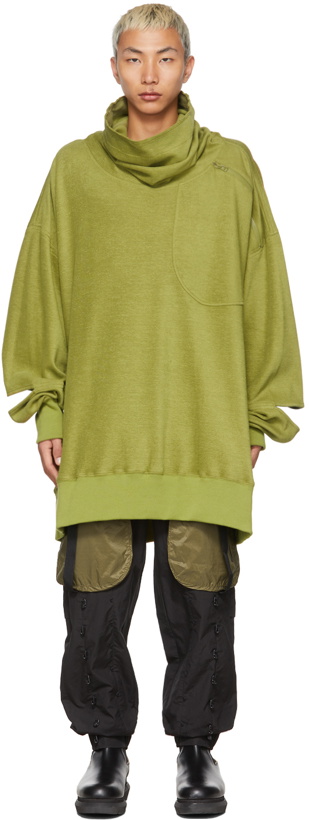 Photo: A. A. Spectrum Green Elonge Sweater