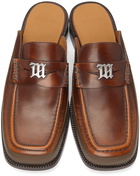 MISBHV Brown Slip-On Penny Loafers