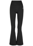 Adidas X Stella Mccartney Flared Stretch-jersey Leggings Black