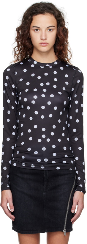 Photo: Stine Goya Black Juno Long Sleeve T-Shirt