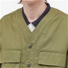 Universal Works Men's Parachute Shirt in Olive