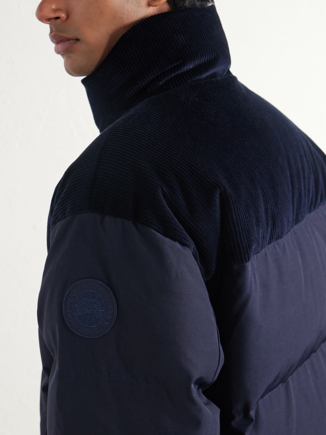 Canada Goose - Sterling Corduroy-Trimmed Quilted Shell Down Jacket - Blue