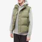 Daily Paper Men's Pondo Monogram Down Vest in Clover Green