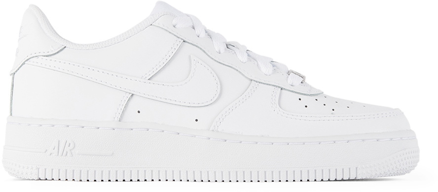 Nike Kids White Air Force 1 Big Kids Sneakers