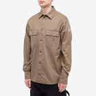 Moncler Men's Cotton Gabardine Overshirt in Olive