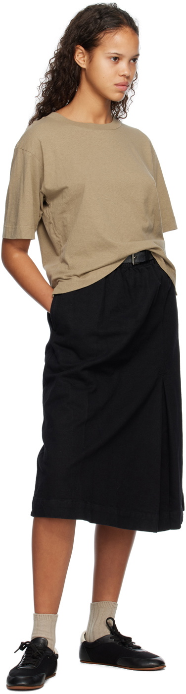 Margaret Howell Taupe Simple T-Shirt