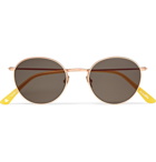 Sun Buddies - Carhartt WIP Round-Frame Rose Gold-Tone Sunglasses - Rose gold