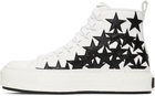 AMIRI White Stars Court High-Top Sneakers