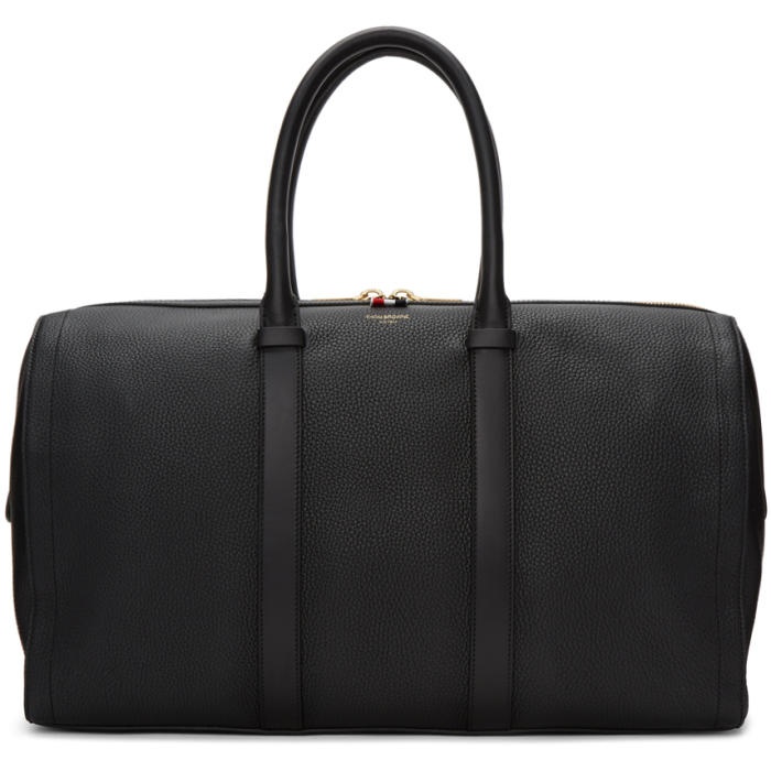 Photo: Thom Browne Black Unstructured Holdall Bag