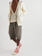 DRKSHDW by Rick Owens - Pods Organic Cotton-Jersey Drawstring Shorts - Gray