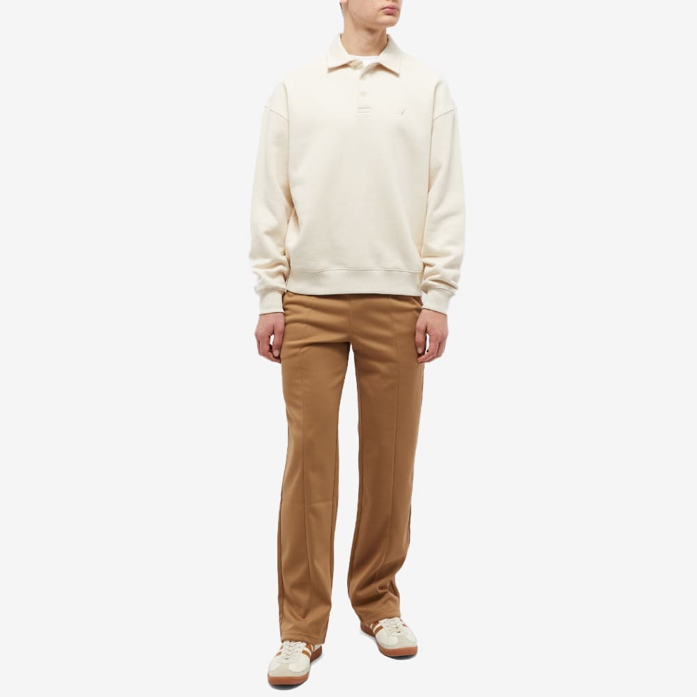 パンツ adidas brown wide track pants Adidas Men's Adicolor 70s Wide Leg Track Pant in Brown