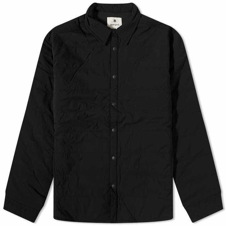 Photo: Snow Peak Men's Flexible Insulated Shirt in Black