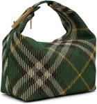 Burberry Green Medium Peg Duffle Bag