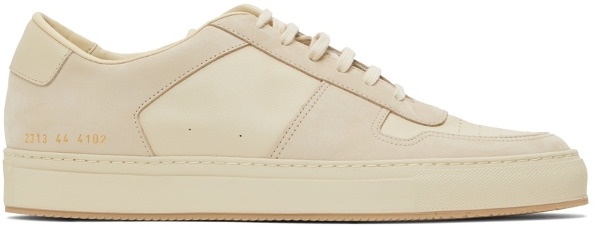 Photo: Common Projects Leather BBall Low Sneakers